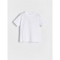 Tricou oversized din bumbac - alb
