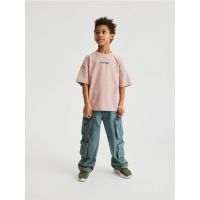 T-shirt oversize - roz-pudra
