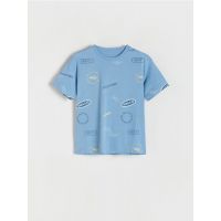T-shirt cu imprimeu - albastru