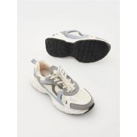 Sneakers cu talpa groasa - crem