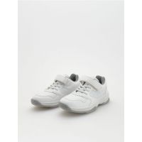 Pantofi sport cu prindere cu scai - alb