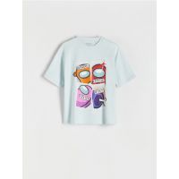 Tricou Among Us - albastru-pal