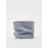 Guler din tricot striat - albastru