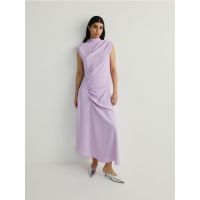 Rochie maxi cu detalii petrecute - lavand