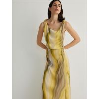 Rochie maxi cu imprimeu - multicolor