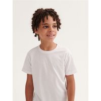 Tricou din bumbac basic - alb