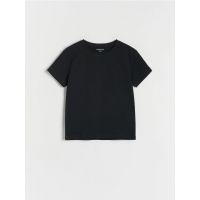 Tricou din bumbac basic - negru