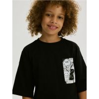 Tricou oversized SmileyWorldŽ - negru