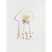 Pijama din doua piese PAW Patrol - crem