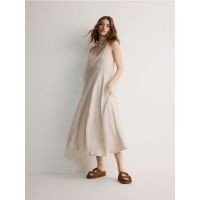 Rochie maxi uni - bej
