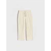 Pantaloni de trening cu cusaturi decorative - nude