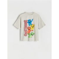 Tricou Gang Beasts - gri deschis