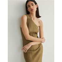 Rochie pe un umar - auriu