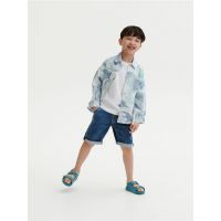 Pantaloni scurti jogger - albastru