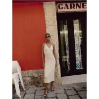 LADIES` DRESS - nude