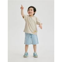 Tricou cu imprimeu - bej