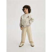 Pantaloni de trening cu cusaturi decorative - nude