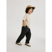 Pantaloni de trening cu cusaturi decorative - gri-inchis