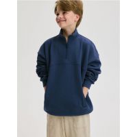 BOYS` JOGGING TOP - bleumarin