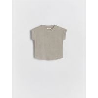 Tricou cu adaos de in - gri deschis