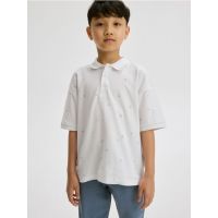 Tricou polo - alb
