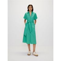 Rochie-camasa midi - verde