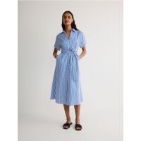 Rochie-camasa midi - multicolor