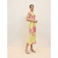 Rochie maxi cu imprimeu - multicolor