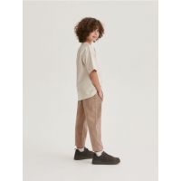 Joggeri cu efect prespalat - bej