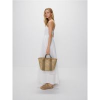 Rochie din bumbac - alb