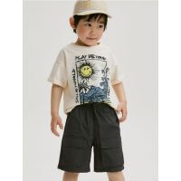 Pantaloni scurti cargo - gri-inchis