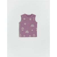 Tricou fara maneci - violet