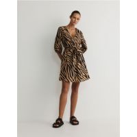Rochie cu model animal - maro