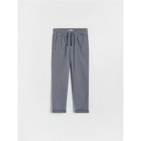 Pantaloni chino cu continut ridicat de bumbac - albastru