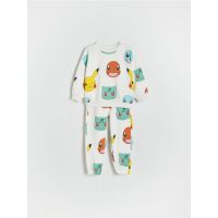 BOYS` JOGGING TOP & TROUSERS - crem