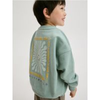 Bluza sport cu imprimeu SmileyWorldŽ - verde-menta