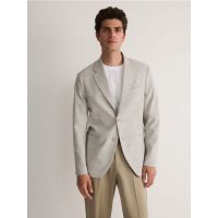 Blazer in carouriregular fit - bej