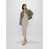 Rochie maxi in dungi - multicolor