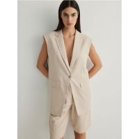 LADIES` VEST - bej