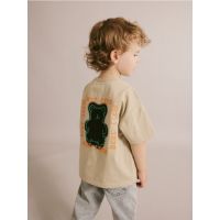 Tricou cu buzunar - verde-oliv deschis