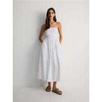 Rochie cu umerii goi - alb