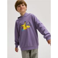 Bluza sport oversized Pokémon - violet-pruna