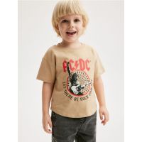 Tricou AC/DC - bej
