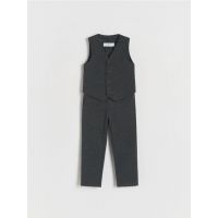 BABIES` VEST & TROUSERS - gri-inchis