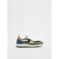Pantofi sport multicolori - verde-oliv deschis