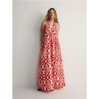 LADIES` DRESS - oranj-mandarina