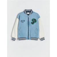 Geaca oversized din denim - albastru
