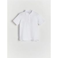 Tricou polo - alb