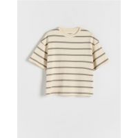 Tricou oversized in dungi - nude