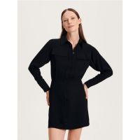 Rochie-camasa mini - negru
